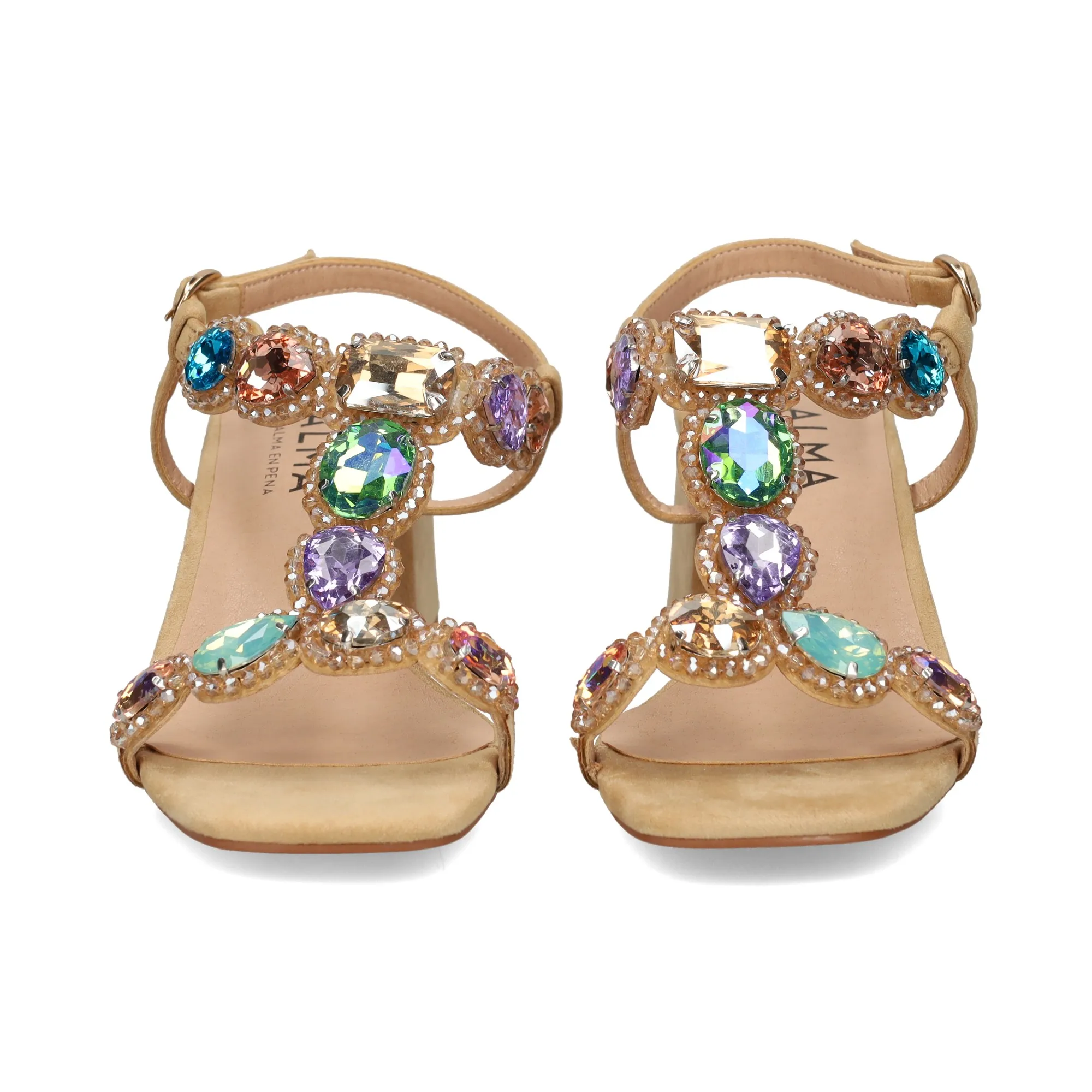 ALMA BLUE Women's Heeled Sandals V24AB2038