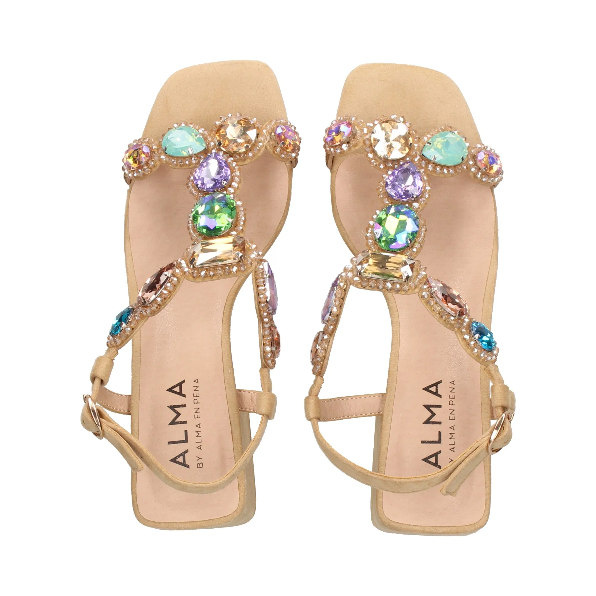 ALMA BLUE Women's Heeled Sandals V24AB2038