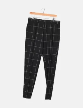 Black checked Zara pants.