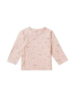 Camiseta cruzada Nantes Estampada Rosa Smoke