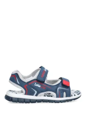 Lois 63191 Navy Sandal.
