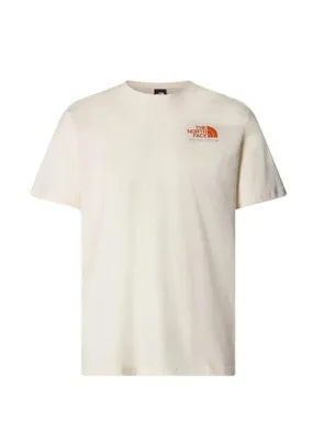 Men's White North Face Graphic T-Shirt.