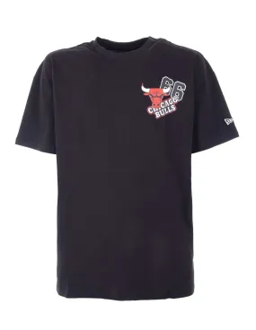 NEW ERA - Camiseta negra NBA Arch Wrdmrk Chicago Bulls Hombre