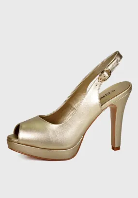 Gold Haidee Sandals