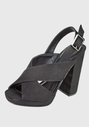 Black Viviana Sandal