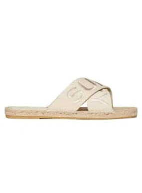 Beige Women's Superdry Crossed Sandals