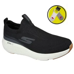 Skechers Men's Go Run Elevate Uprise Sneakers - Model 220185 Black + Socks!!