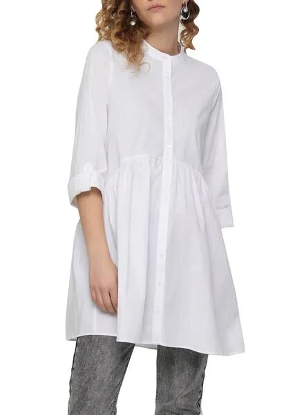 Only Ditte Life 3/4 White Woman's Dress