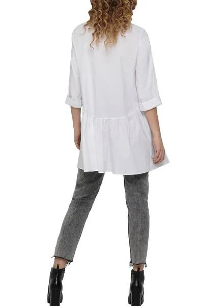 Only Ditte Life 3/4 White Woman's Dress