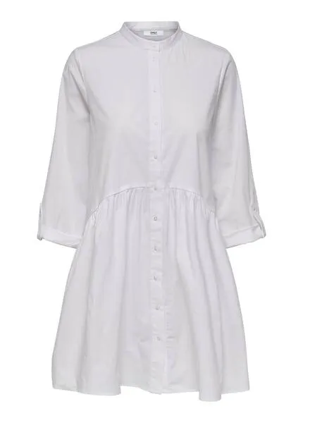 Only Ditte Life 3/4 White Woman's Dress
