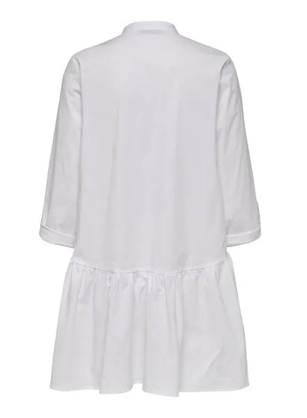 Only Ditte Life 3/4 White Woman's Dress