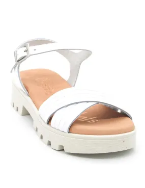 Woman's white Sandalia Sandals 5118