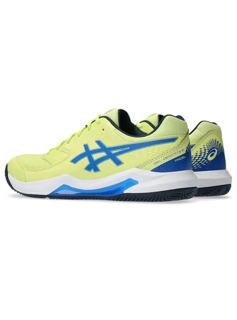 Men's Yellow Asics Gel-Dedicate 8 Padel Sneaker