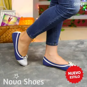 Zapatillas Flats Versátiles para Todo Andar Decorada con un Chongo. Elige entre colores combinados