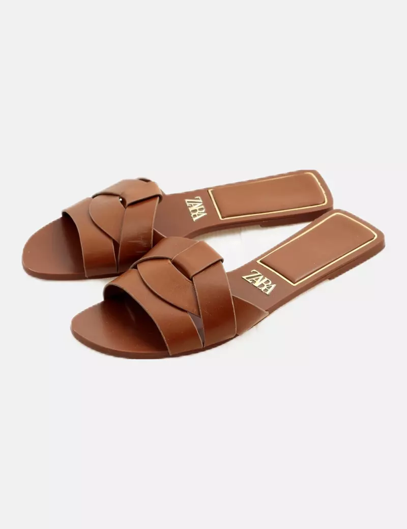 Brown casual Zara sandal